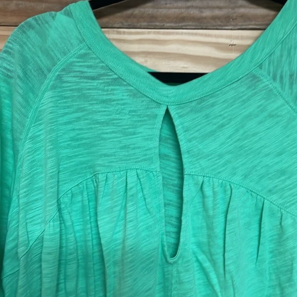 American Eagle Outfitters size Small Vibrant Green Short Sleeve Baby Doll Top - Picture 7 of 8